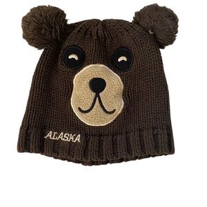 Toddler knit bear beanieBROWN ONE SIZE BOY OR GIRL​​​​​​​